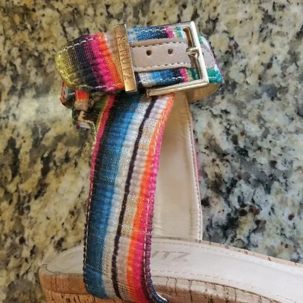 Schutz Rainbow Block Heel